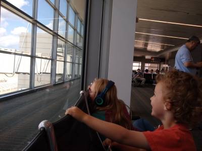 Looking at our plane