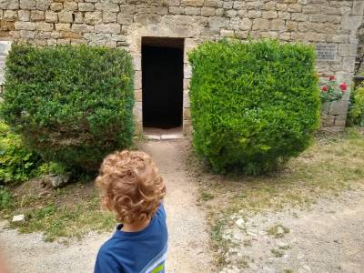 Steeling ourselves to enter the donjon