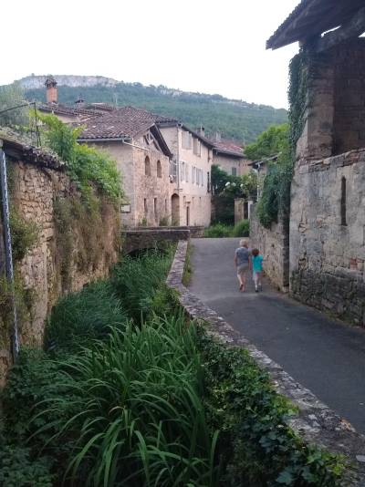 Walking along the canal near the old tannery